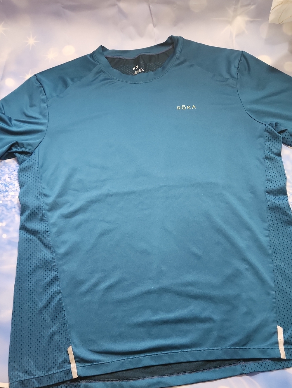 Roka Women's Performance Short Sleeve Tee in  Teal Blue